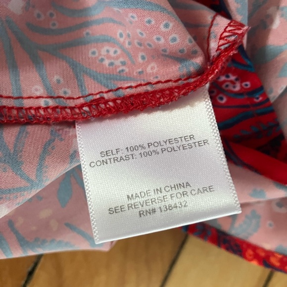 EUC ModCloth silky floral top with Peter Pan collar - Picture 6 of 6